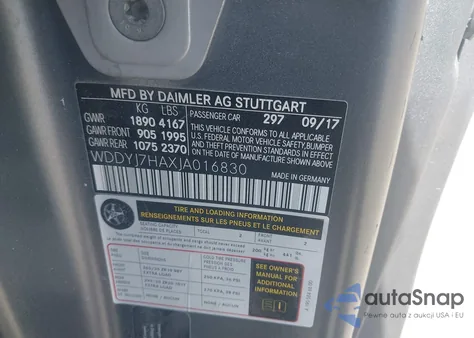 2018 Mercedes-Benz Amg Gt from USA, damaged, VIN WDDYJ7HAXJA016830